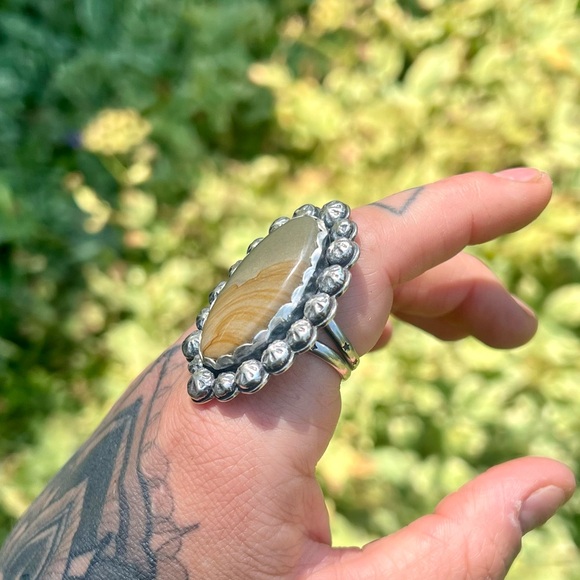 Picture Jasper Statement Ring - Picture 3 of 4